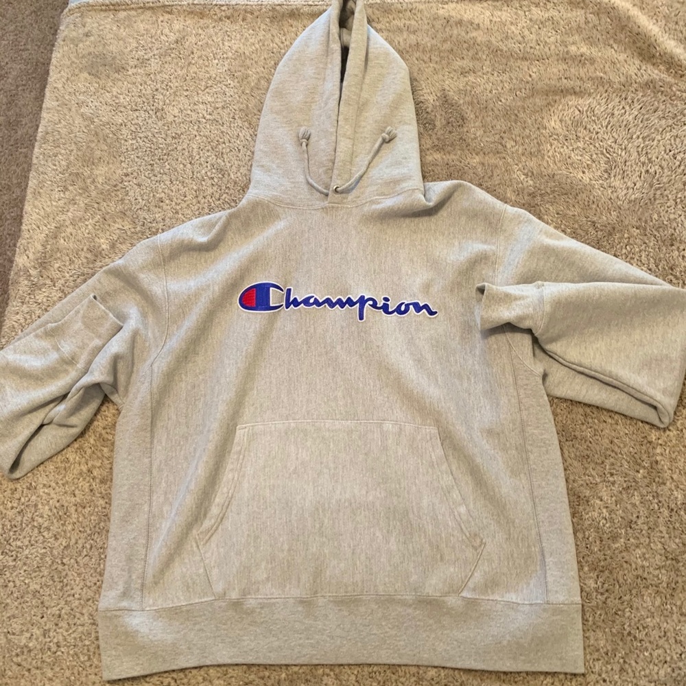 Men’s Champion Life Reverse Weave Hoodie stitch 3D